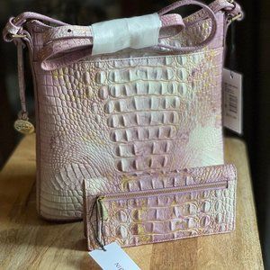 Brahmin KATIE Crossbody & Ady Wallet NWT